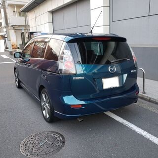 プレマシー20Z　H19　車検4/3　走行52000ｋ　純正ナビ　 両側パワースライド　キセノン　専用17AW 　3列7人乗りの画像
