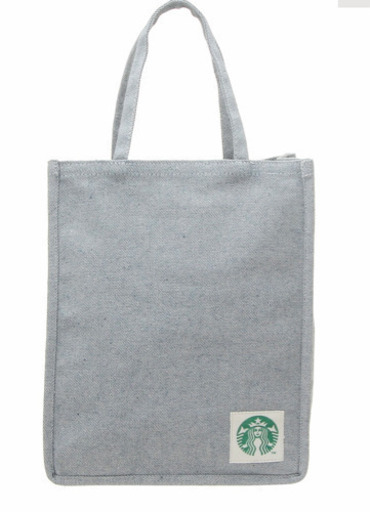 スターバックス　アップサイクルコットン ショッパーバッグ デニムブルー S