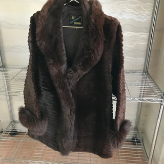 ミンクのハーフコート