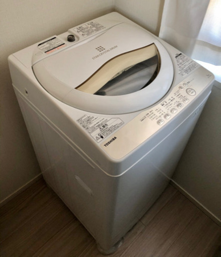 ※売約済み【一人暮らし用】TOSHIBA洗濯機（清潔感あり）