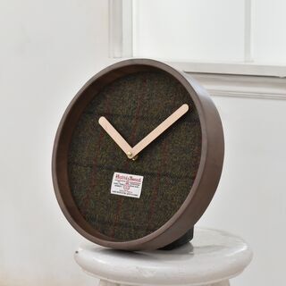 5/6売約済■壁掛け時計 HARRIS TWEED（グリーン）■...