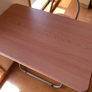 【1000円!!】折りたたみデスク&チェア売ります！の画像