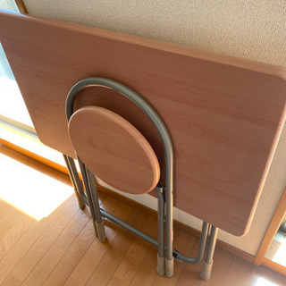 【1000円!!】折りたたみデスク&チェア売ります！の画像