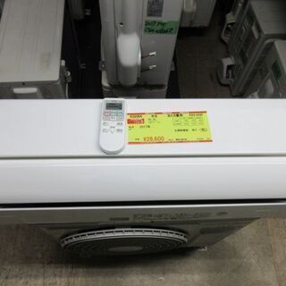 K02264　日立　 中古エアコン　主に6畳用　冷房能力 2.2KW ／ 暖房能力　2.2KW