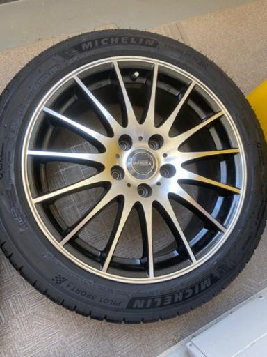 ホイール＆タイヤ　セレナCC25 ホイールロックナット付き