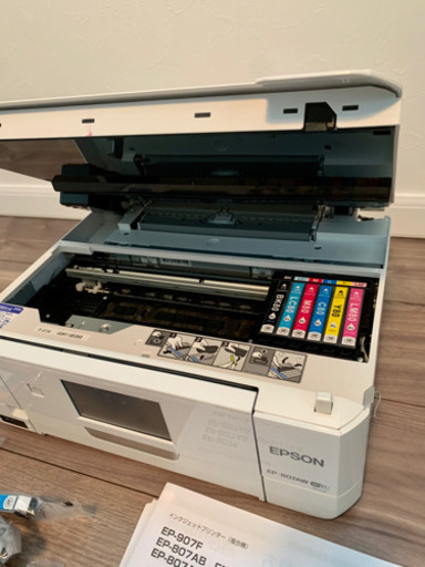 美品　インク2セットと説明書付き✴︎ EPSON プリンター　807AW