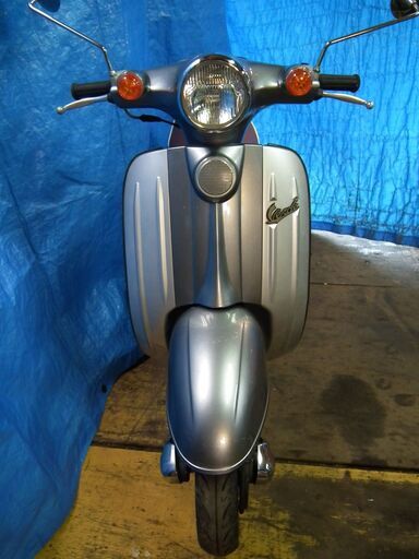 ヴェルデ 1型(CA1MA)前期・銀ツートン・2スト原付・走ります