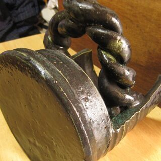 貴重品　ひろ窯　藤井敬之・作　習作・天衣無縫オブジェ②　新品未使用の画像