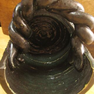 貴重品　ひろ窯　藤井敬之・作　習作・天衣無縫オブジェ②　新品未使用の画像