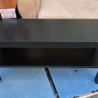 【中古】大阪引取歓迎　家具　IKEA　ローテーブル　ブラック塗装...