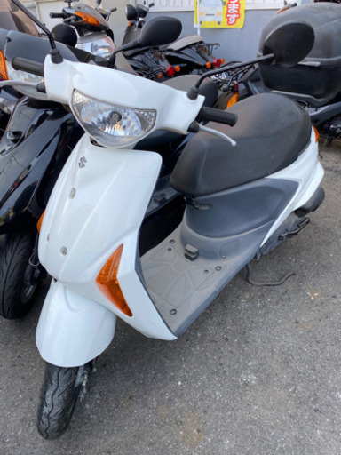 SUZUKI レッツ5 白色　実働　50cc  福岡市南区