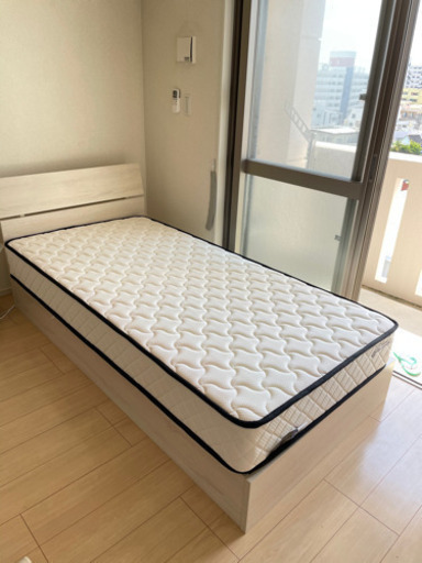 白系シングルベッドセット