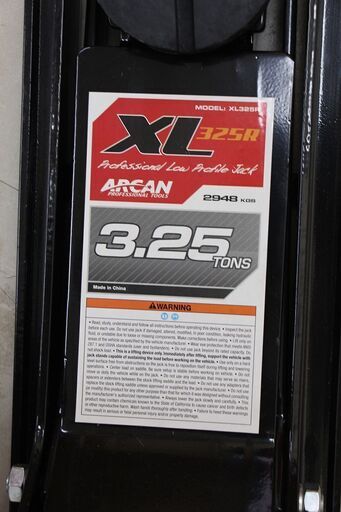 ARCAN XL325R ガレージジャッキ 3.25t ガレージジャッキ スティールフロアジャッキ(HD918kkxY)