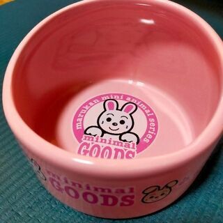 ペット用食器(ウサギ柄)