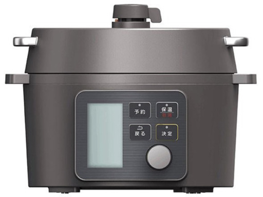 【美品】電気圧力鍋 2.2L ブラック アイリスオーヤマ KPC-MA2-B