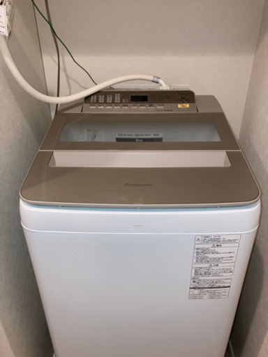 Panasonic 洗濯機 NA-FA80H5-N 8kg 美品