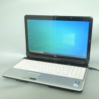 送料無料 1台限定 ノートPC 中古良品 15.6型 富士通 AH530/1B Celeron