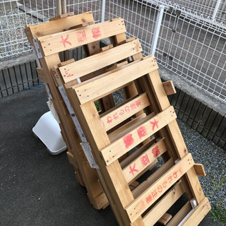 お願いします！！！パレット(スノコ、焚き火)