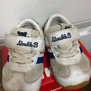 ミキハウス　DOUBLE.B スニーカー　13.5