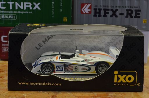 値下げ！　イクソ製 1/43サイズモデルカー　アウディR8 2003年ルマン24時間レース 3位入賞車 チャンピオンレーシング アウディスポーツ ノースアメリカ #6号車