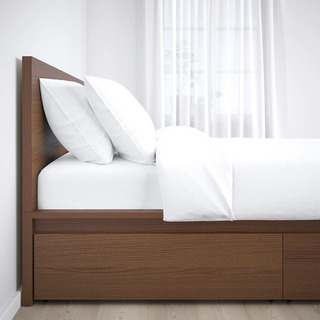 IKEA イケア　収納　ベッド　フレーム　マットレスの画像