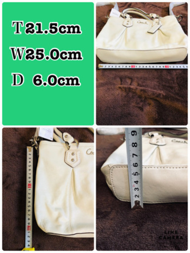 新品未使用♥️COACH♡ショルダーバッグ！ハンドバッグ！白！春コーデ★