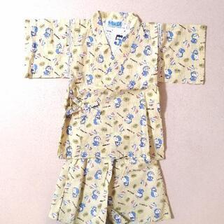 新品 ドラえもん 甚平 100cm 男の子 セパレート くすみイ...