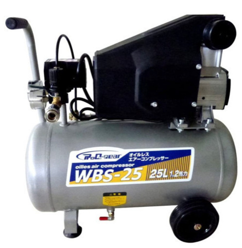 シンセイ　オイルレスコンプレッサー　エアーコンプレッサー25L 1．5馬力