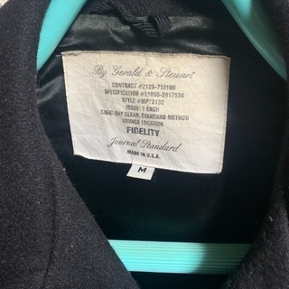 ダッフルコート 黒 中古Mサイズの画像