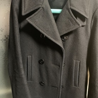 ダッフルコート 黒 中古Mサイズの画像
