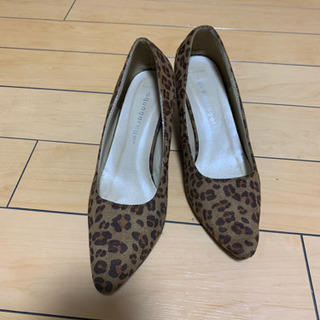 aqua garage ヒョウ柄パンプス