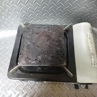☆【キャンプ】バーベキュー　焼肉屋セット 溶岩プレートとカセットコンロセットの画像