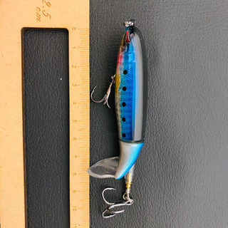 #釣具#フローティングペンシル#プロペラ#スクリュー#新品#集魚効果抜群#ルアー dの画像