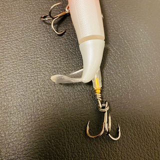 #釣具#フローティングペンシル#プロペラ#スクリュー#新品#集魚効果抜群#ルアー eの画像