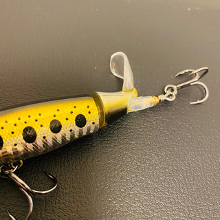 #釣具#フローティングペンシル#プロペラ#スクリュー#新品#集魚効果抜群#ルアー fの画像