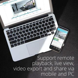 Spotcam Sense Proセンサー付き屋外ワイヤレスIPカメラの画像