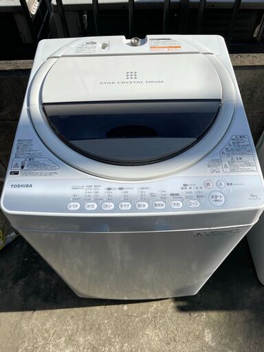 GW中も■都内近郊無料で配送、設置いたします■2014年製　東芝　洗濯機　6キロ　AW-60GM■TO01