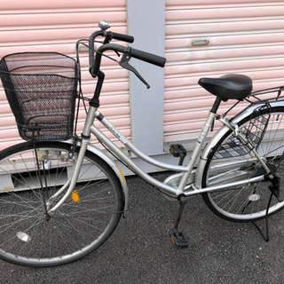 No.195【ノーマルライト,変速なし】★激安★ 中古自転車 ママチャリ  27インチ 軽整備済み 安い 防犯登録 藤沢 横浜 神奈川の画像