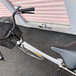 No.195【ノーマルライト,変速なし】★激安★ 中古自転車 ママチャリ  27インチ 軽整備済み 安い 防犯登録 藤沢 横浜 神奈川の画像