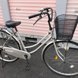 No.195【ノーマルライト,変速なし】★激安★ 中古自転車 ママチャリ  27インチ 軽整備済み 安い 防犯登録 藤沢 横浜 神奈川の画像