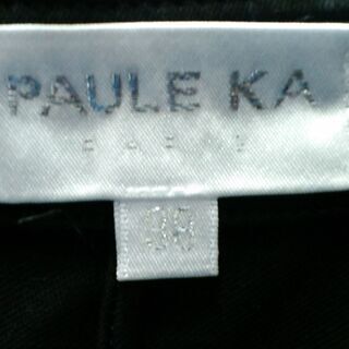 PAULE KA Paris 金ボタンブラックブラウス３分袖（サイズ３８）の画像