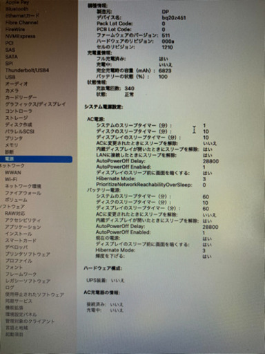 MacBook Air 13.3インチ Early 2015
