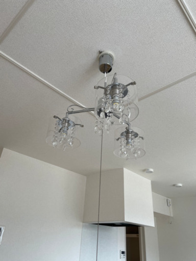 シーリングライト　3灯　シャンデリア風　LED