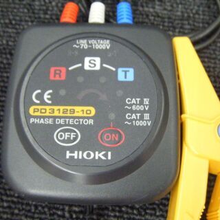 HIOKI　検相器　PD3129-10　中古品の画像