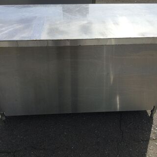 業務用 ステンレス作業台 2段 収納棚 背面目隠し付き 調理台 厨房 飲食店 キッチン　の画像