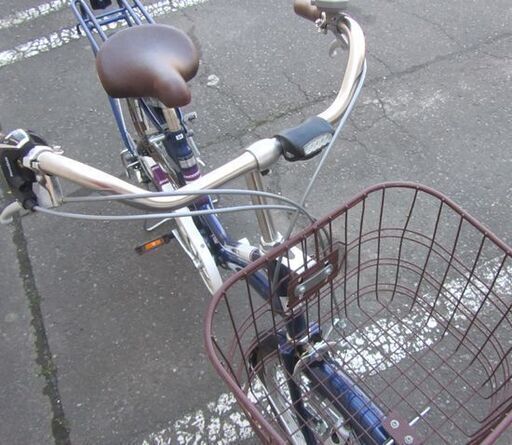 自転車 24インチ シティサイクル ６段切替 フィオナ カゴ付き 札幌市北区屯田