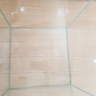 ⑰30㎝キューブ水槽　蓋付きの画像