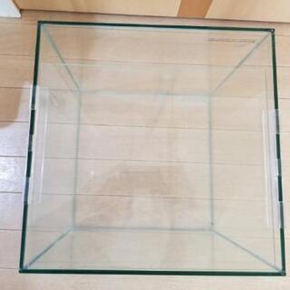 ⑰30㎝キューブ水槽　蓋付きの画像
