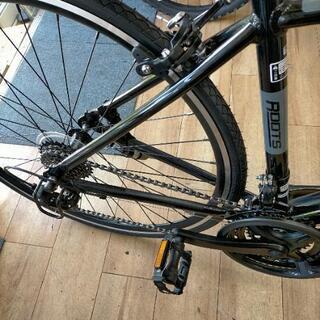 受渡完了新車❱21段変速アルミクロスバイク黒。お取り寄せでもこの価格