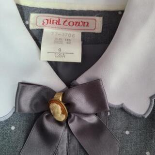 セレモニー服　ワンピース　ジャケット　セットアップ　子供用125cmの画像